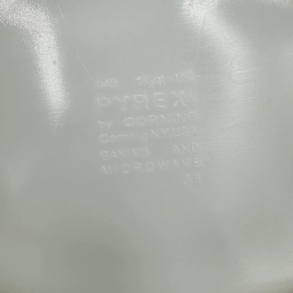 VTG MCM Pyrex Casserole Dish 1.5qt Gold Butterfly Gold 043 Oval Baking Dish Lid